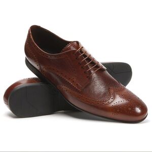 Paul Smith black leather Milton wingtip brogue dress shoes - 42 (US 8.5 - 9)